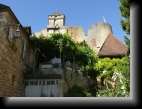 Castelnaud-la-Chapelle (24), le 15 juill. 2010
Le château fort, vu du petit village médiéval qui s'y adosse.