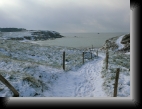 Plouarzel, le 1er déc. 2010
Ce chemin enneigé mène directement à une
plage de sable blanc...