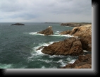 Quiberon, le 20 avr. 2006
La côte sauvage avec, à gauche le rocher de La Truie.